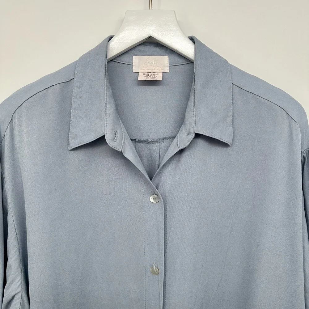 Vintage Soft Surroundings Tunic Top Shirt‎ Size XL Quiet Luxury Coastal Chic USA